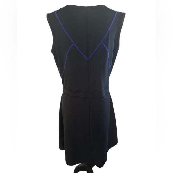 Title Nine Womens Dream Dress Black Blue Tennis Golf Athletic size Large - Picture 4 of 9